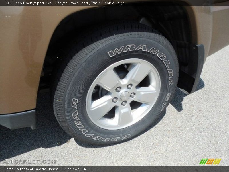 Canyon Brown Pearl / Pastel Pebble Beige 2012 Jeep Liberty Sport 4x4