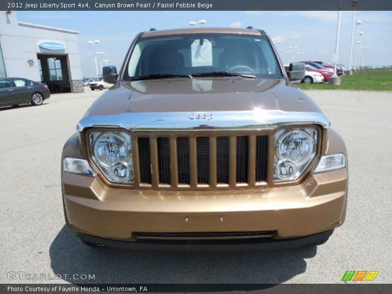 Canyon Brown Pearl / Pastel Pebble Beige 2012 Jeep Liberty Sport 4x4