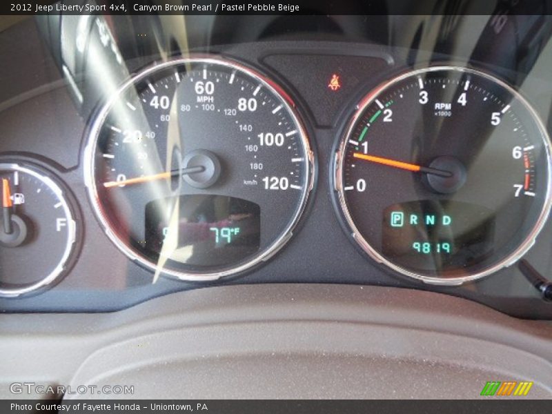 Canyon Brown Pearl / Pastel Pebble Beige 2012 Jeep Liberty Sport 4x4