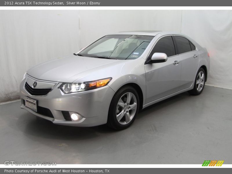 Silver Moon / Ebony 2012 Acura TSX Technology Sedan
