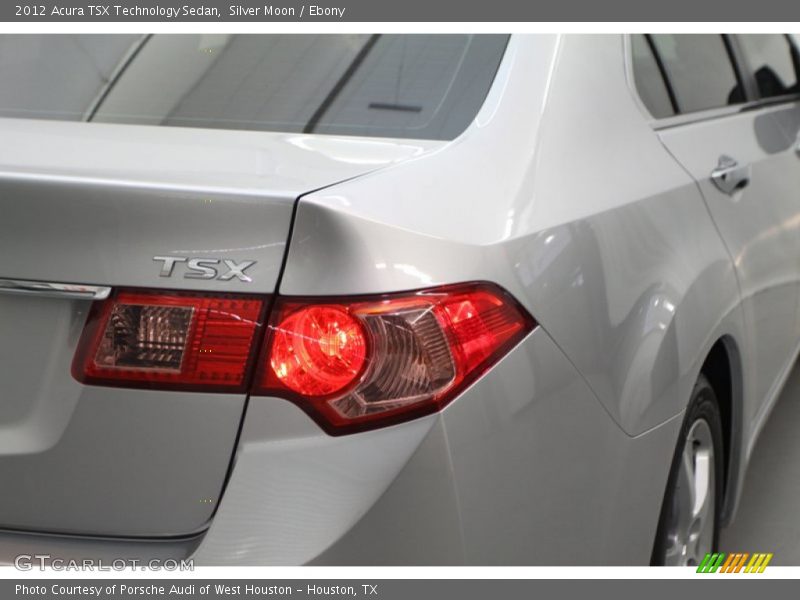 Silver Moon / Ebony 2012 Acura TSX Technology Sedan