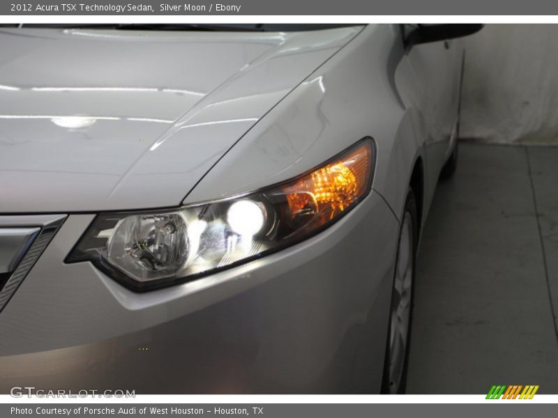 Silver Moon / Ebony 2012 Acura TSX Technology Sedan