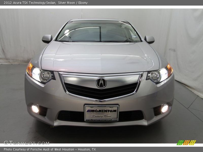 Silver Moon / Ebony 2012 Acura TSX Technology Sedan