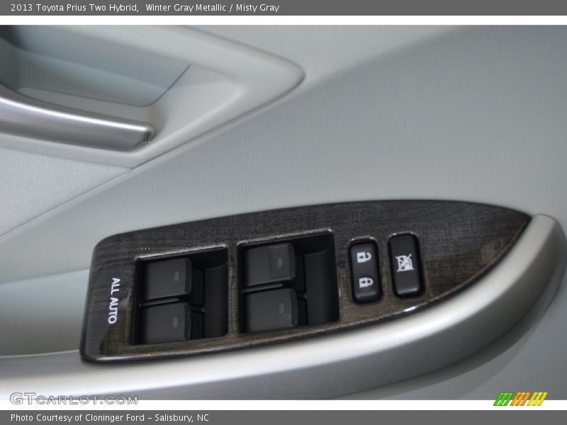 Winter Gray Metallic / Misty Gray 2013 Toyota Prius Two Hybrid