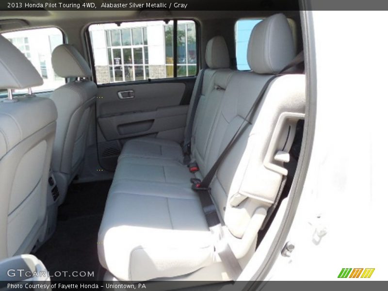 Alabaster Silver Metallic / Gray 2013 Honda Pilot Touring 4WD