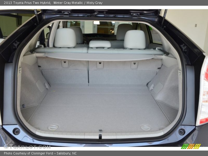 Winter Gray Metallic / Misty Gray 2013 Toyota Prius Two Hybrid