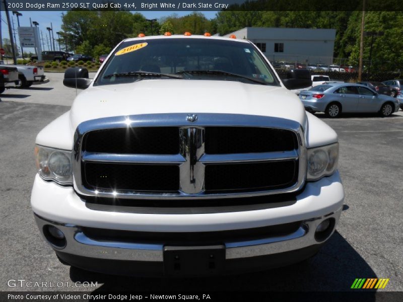 Bright White / Dark Slate Gray 2003 Dodge Ram 2500 SLT Quad Cab 4x4