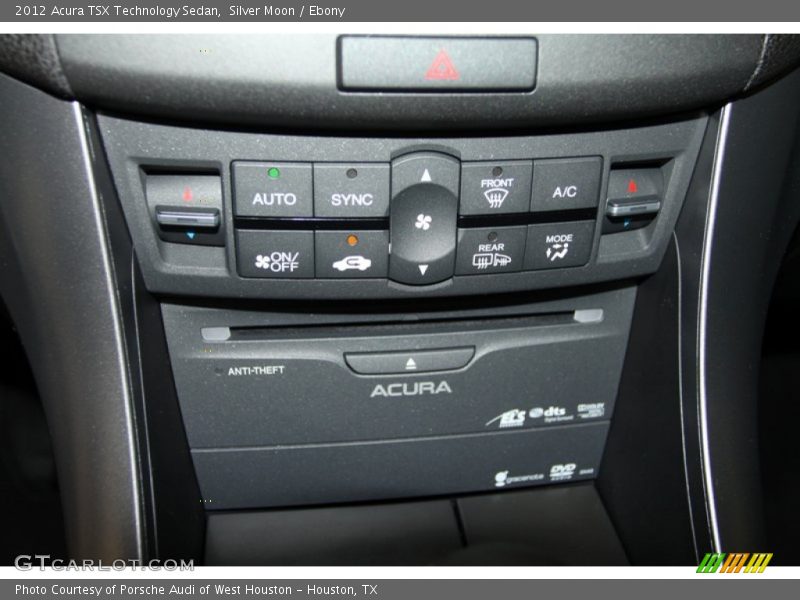Silver Moon / Ebony 2012 Acura TSX Technology Sedan
