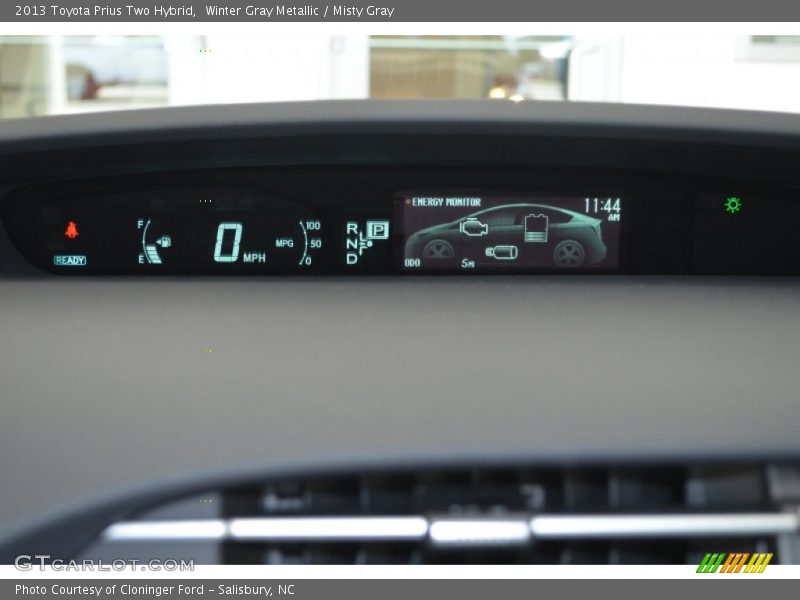 Winter Gray Metallic / Misty Gray 2013 Toyota Prius Two Hybrid