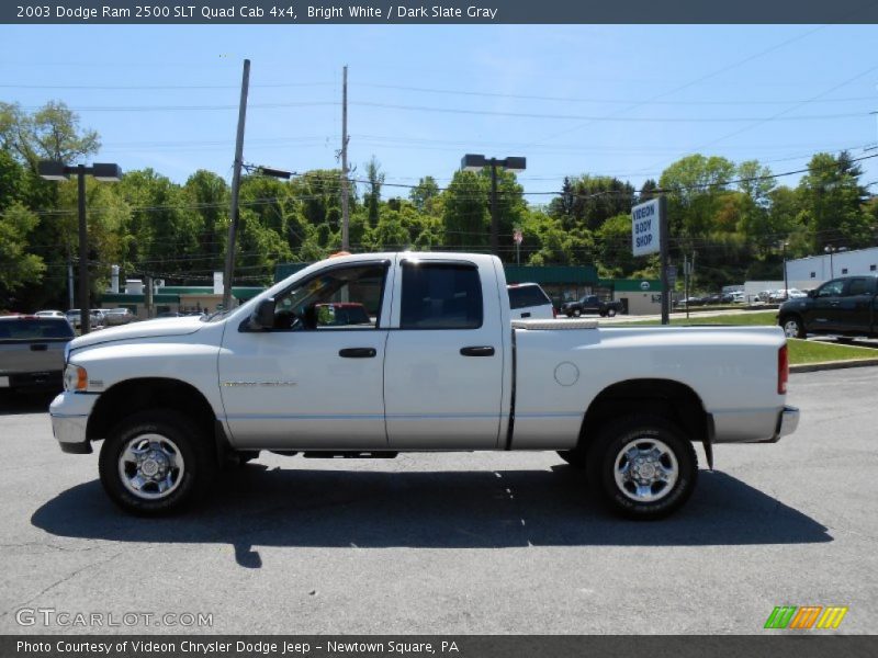 Bright White / Dark Slate Gray 2003 Dodge Ram 2500 SLT Quad Cab 4x4