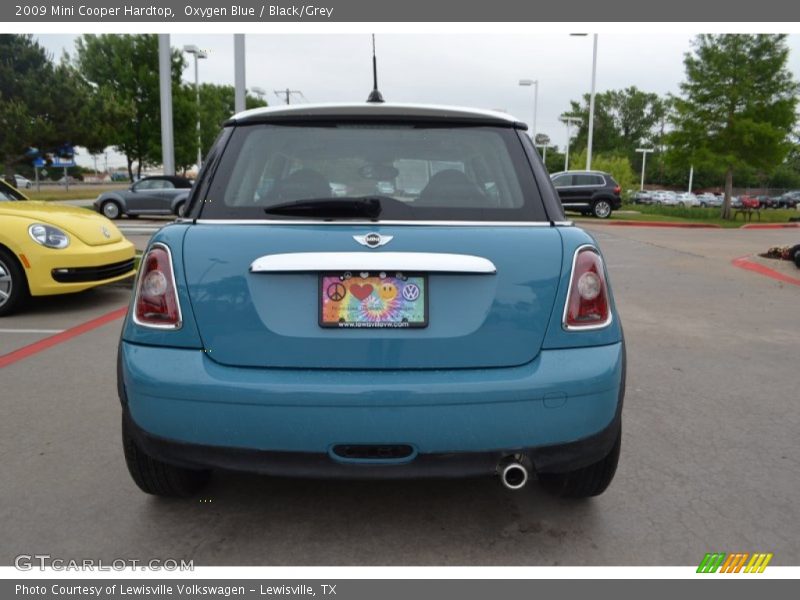 Oxygen Blue / Black/Grey 2009 Mini Cooper Hardtop