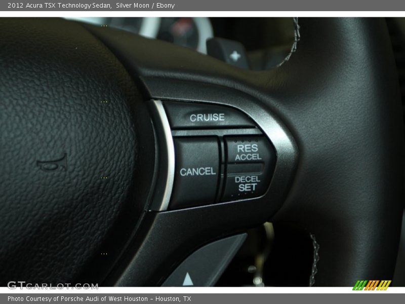 Silver Moon / Ebony 2012 Acura TSX Technology Sedan