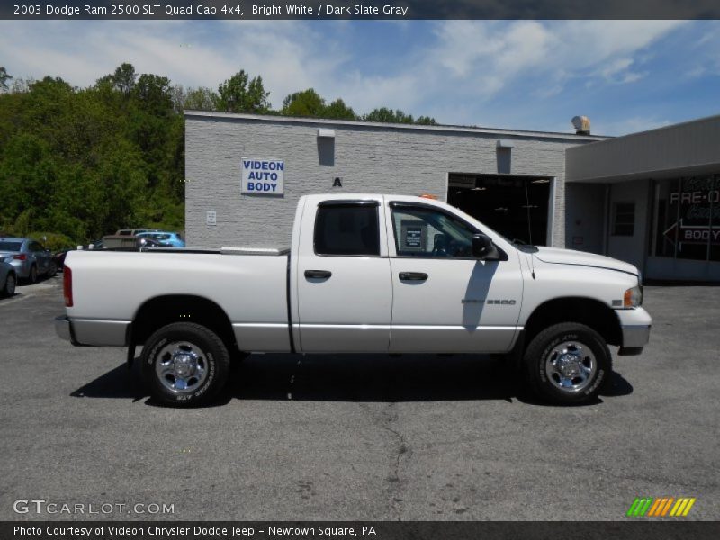 Bright White / Dark Slate Gray 2003 Dodge Ram 2500 SLT Quad Cab 4x4