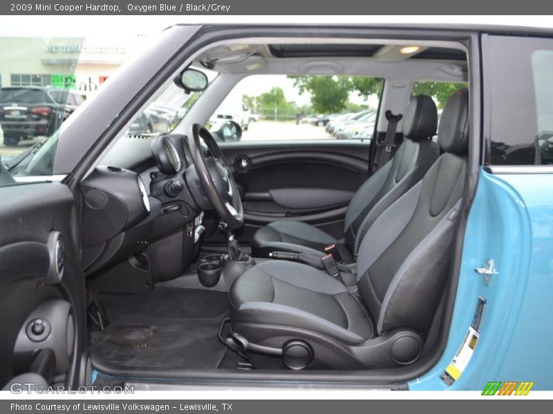  2009 Cooper Hardtop Black/Grey Interior