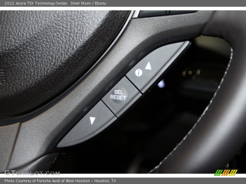 Silver Moon / Ebony 2012 Acura TSX Technology Sedan