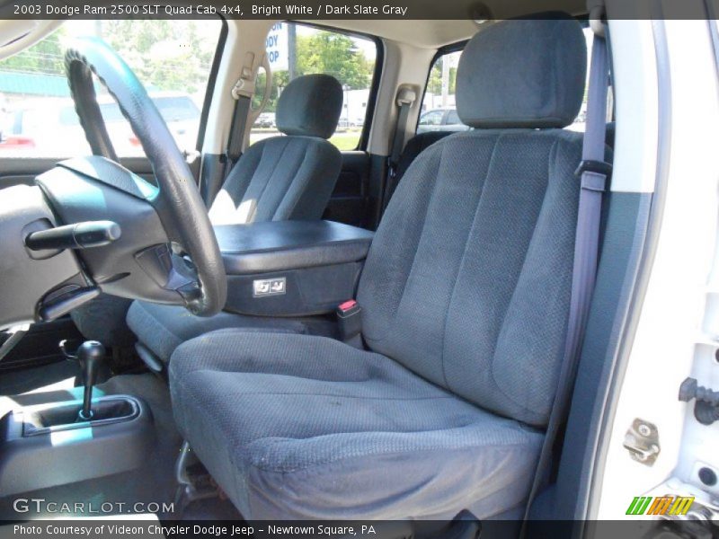 Bright White / Dark Slate Gray 2003 Dodge Ram 2500 SLT Quad Cab 4x4