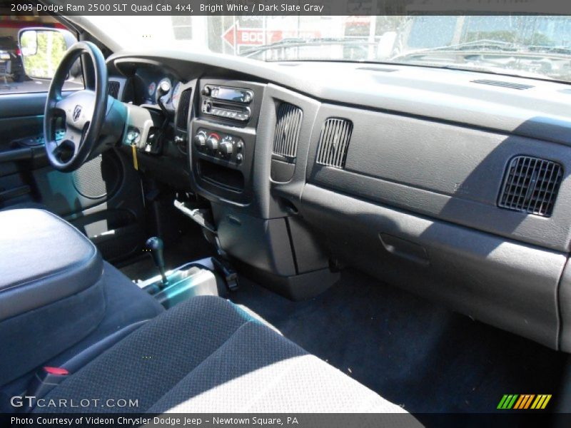 Bright White / Dark Slate Gray 2003 Dodge Ram 2500 SLT Quad Cab 4x4