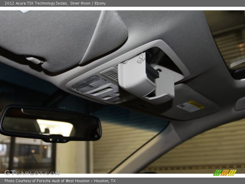 Silver Moon / Ebony 2012 Acura TSX Technology Sedan