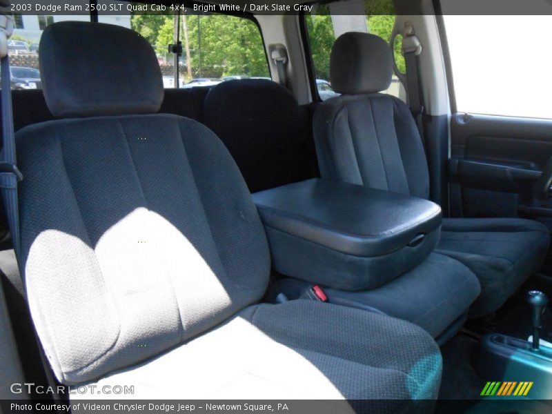 Bright White / Dark Slate Gray 2003 Dodge Ram 2500 SLT Quad Cab 4x4