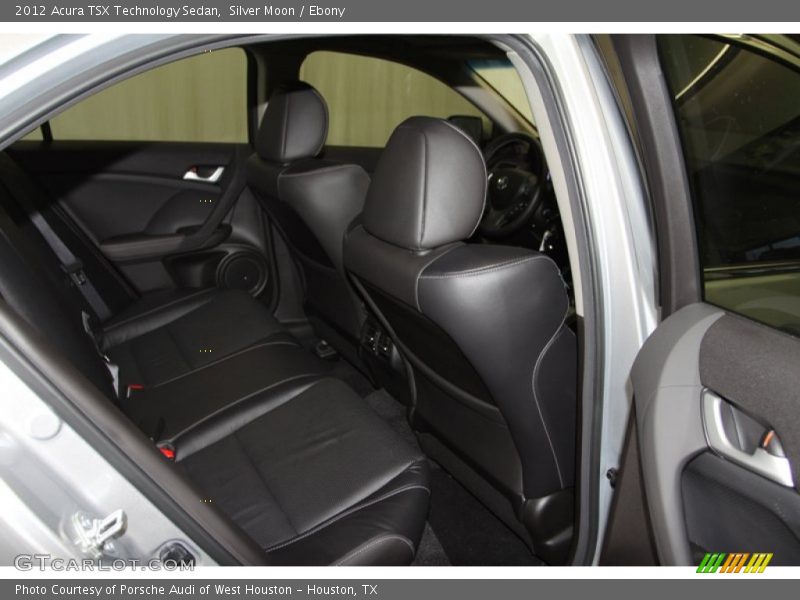 Silver Moon / Ebony 2012 Acura TSX Technology Sedan