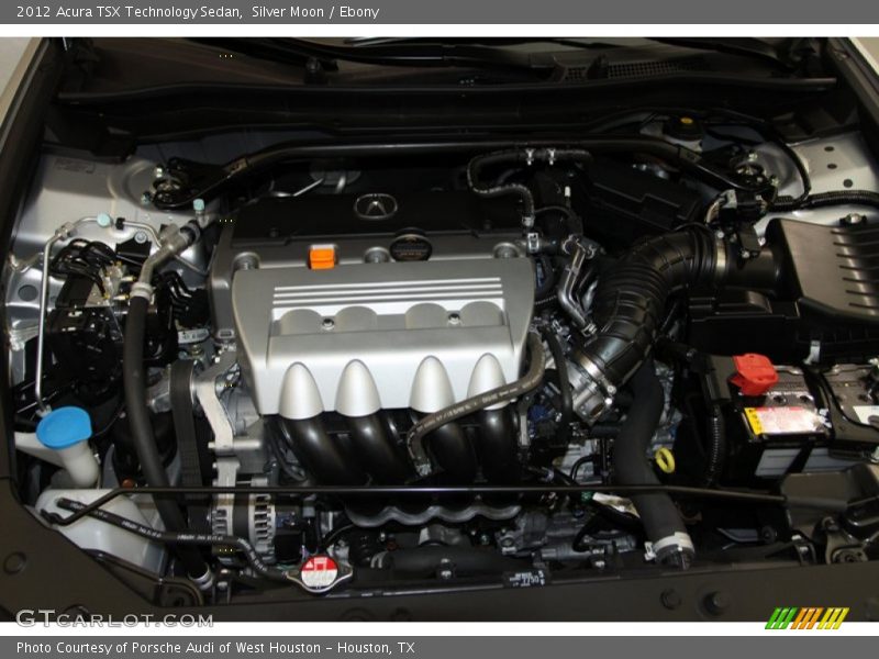 Silver Moon / Ebony 2012 Acura TSX Technology Sedan
