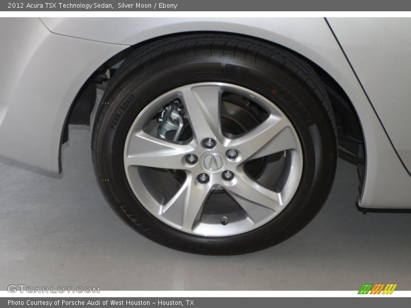 Silver Moon / Ebony 2012 Acura TSX Technology Sedan