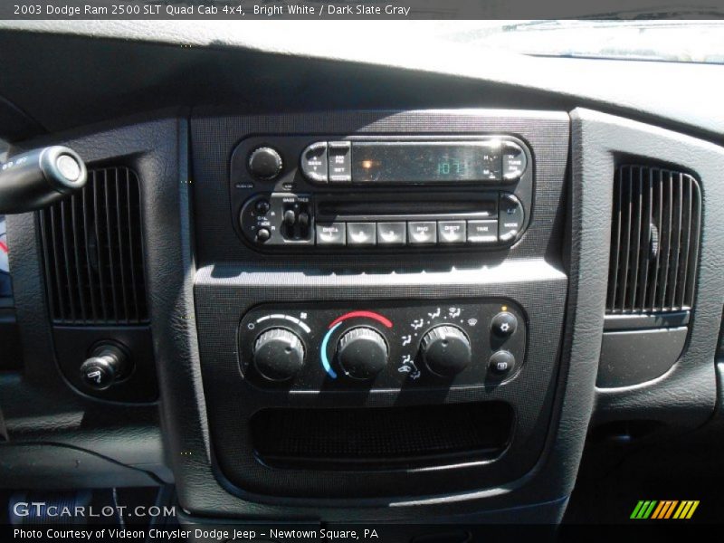 Bright White / Dark Slate Gray 2003 Dodge Ram 2500 SLT Quad Cab 4x4