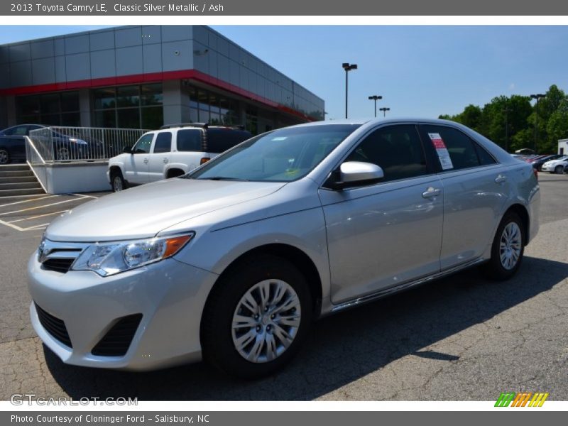 Classic Silver Metallic / Ash 2013 Toyota Camry LE