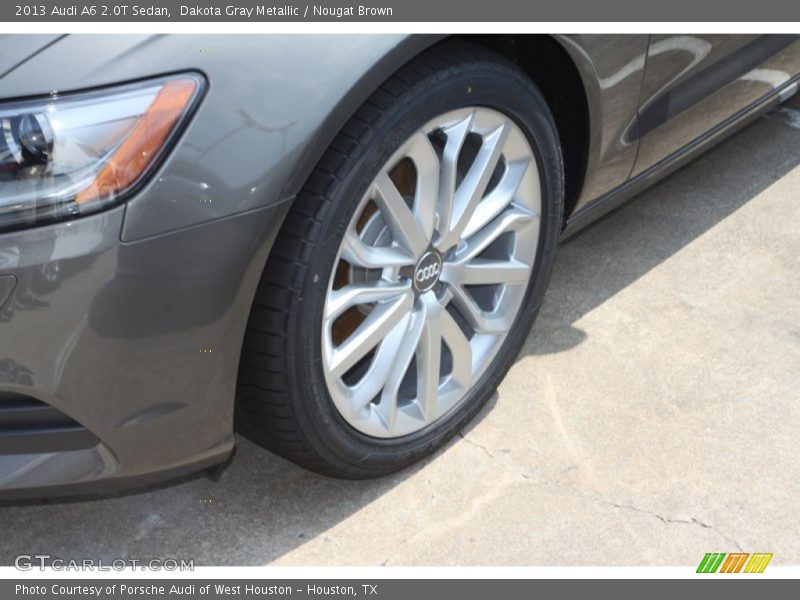 Dakota Gray Metallic / Nougat Brown 2013 Audi A6 2.0T Sedan