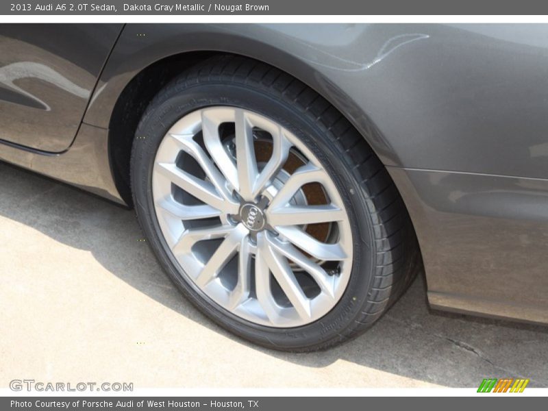 Dakota Gray Metallic / Nougat Brown 2013 Audi A6 2.0T Sedan