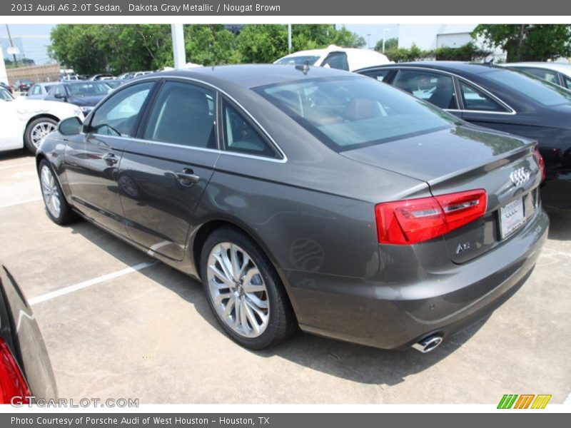 Dakota Gray Metallic / Nougat Brown 2013 Audi A6 2.0T Sedan