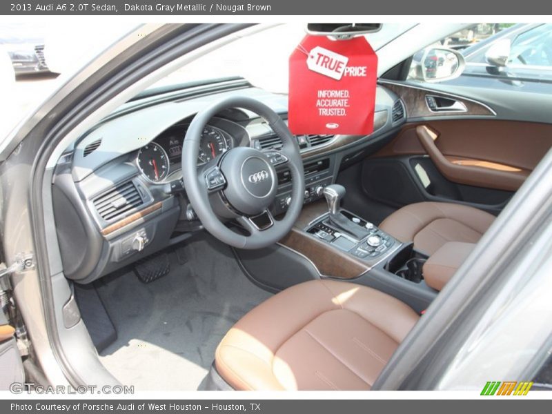  2013 A6 2.0T Sedan Nougat Brown Interior