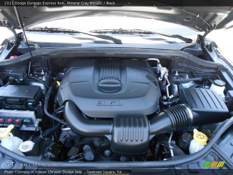Mineral Gray Metallic / Black 2011 Dodge Durango Express 4x4