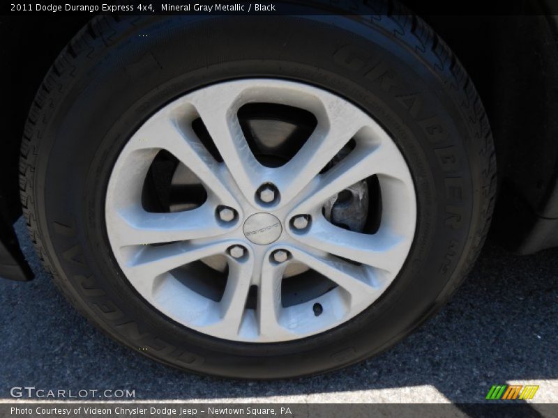 Mineral Gray Metallic / Black 2011 Dodge Durango Express 4x4