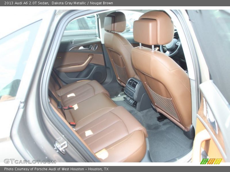 Dakota Gray Metallic / Nougat Brown 2013 Audi A6 2.0T Sedan