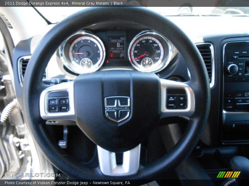 Mineral Gray Metallic / Black 2011 Dodge Durango Express 4x4