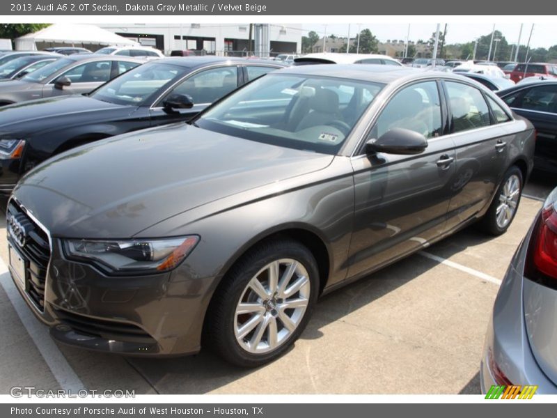 Dakota Gray Metallic / Velvet Beige 2013 Audi A6 2.0T Sedan