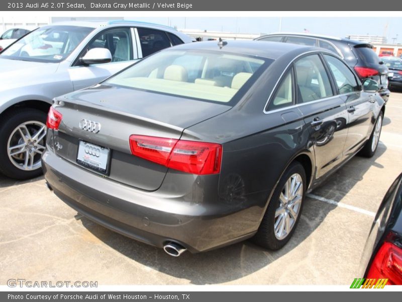 Dakota Gray Metallic / Velvet Beige 2013 Audi A6 2.0T Sedan