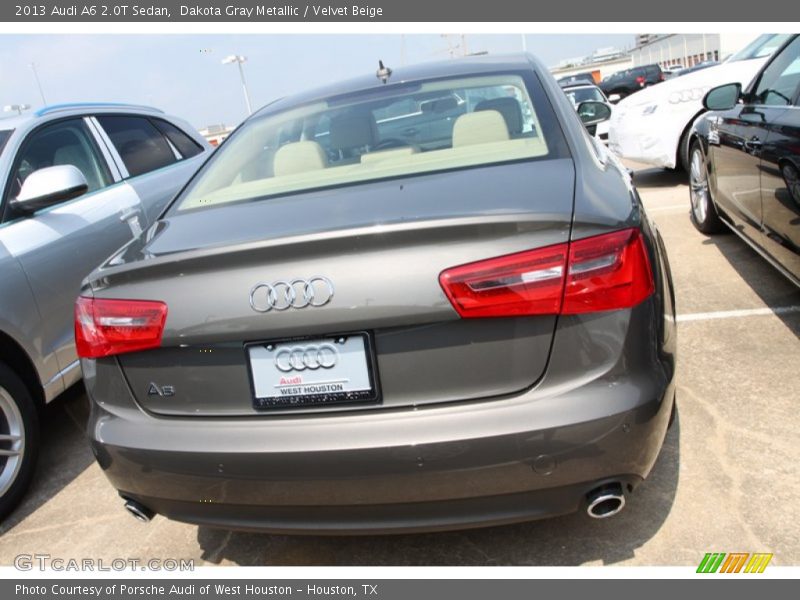 Dakota Gray Metallic / Velvet Beige 2013 Audi A6 2.0T Sedan