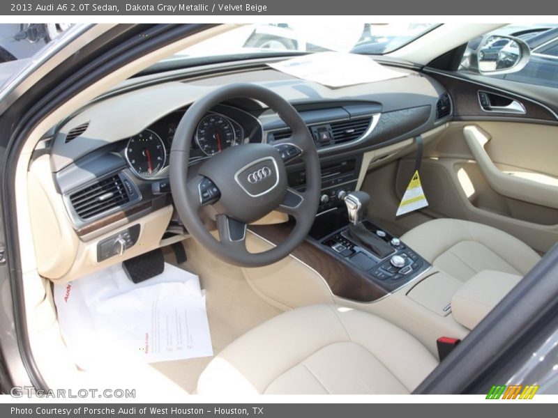 Dakota Gray Metallic / Velvet Beige 2013 Audi A6 2.0T Sedan