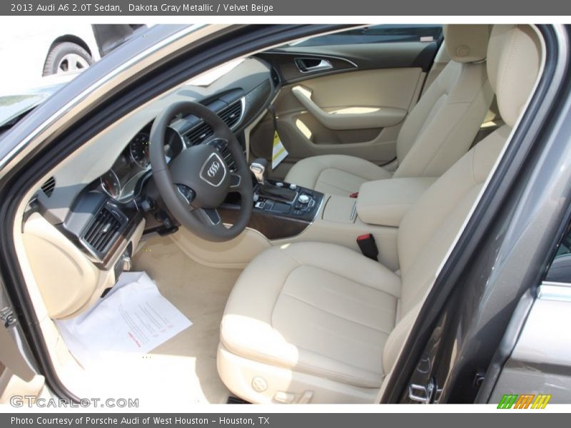 Dakota Gray Metallic / Velvet Beige 2013 Audi A6 2.0T Sedan