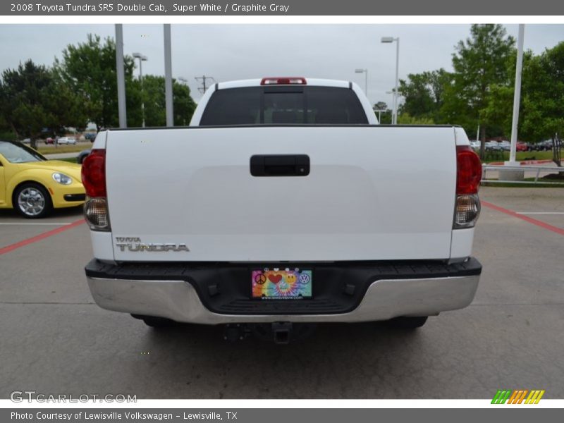 Super White / Graphite Gray 2008 Toyota Tundra SR5 Double Cab