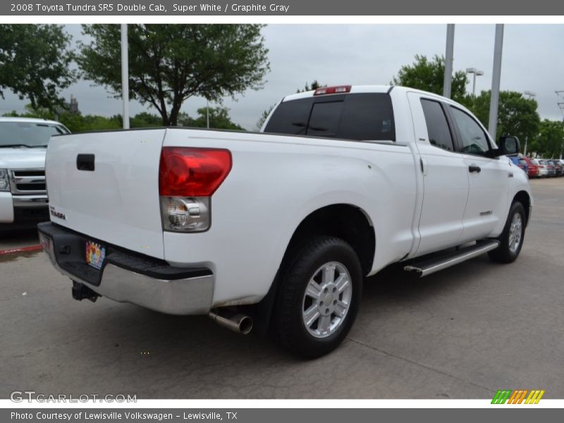 Super White / Graphite Gray 2008 Toyota Tundra SR5 Double Cab