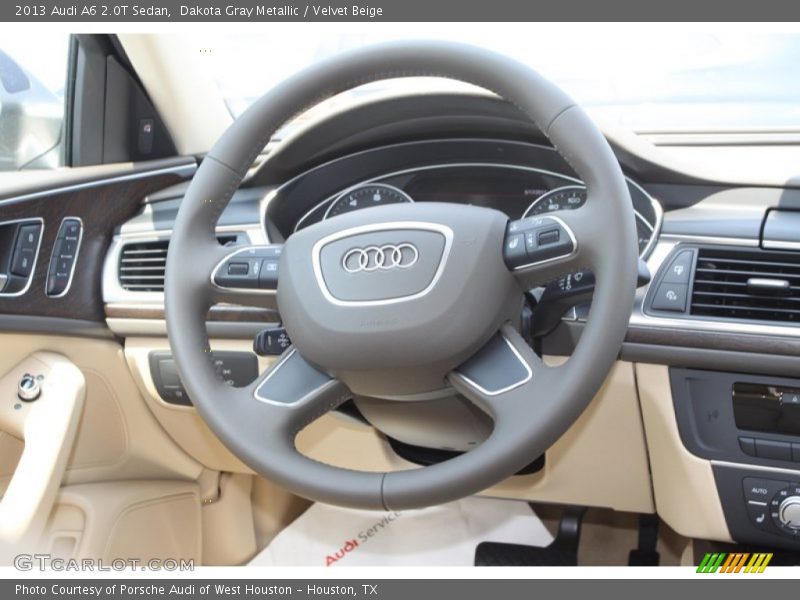 Dakota Gray Metallic / Velvet Beige 2013 Audi A6 2.0T Sedan
