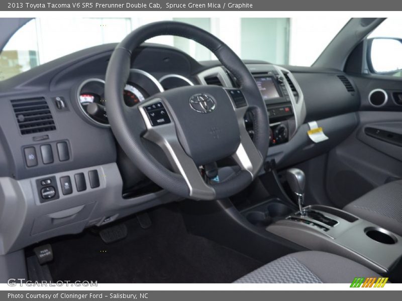 Spruce Green Mica / Graphite 2013 Toyota Tacoma V6 SR5 Prerunner Double Cab