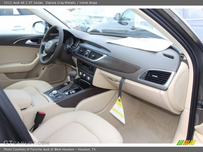 Dakota Gray Metallic / Velvet Beige 2013 Audi A6 2.0T Sedan