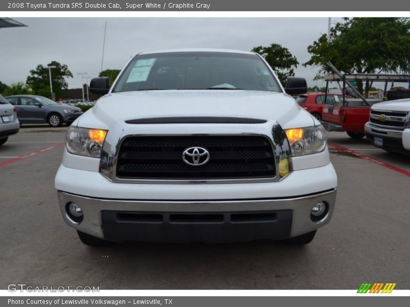 Super White / Graphite Gray 2008 Toyota Tundra SR5 Double Cab