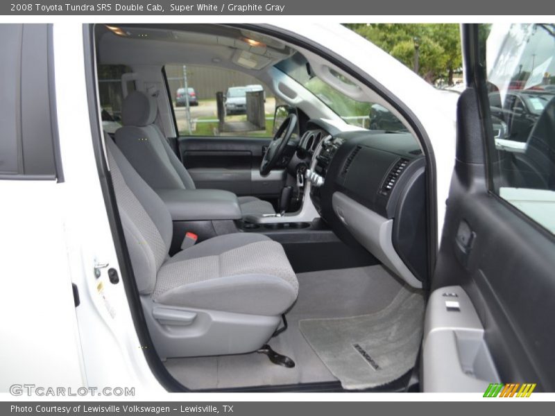 Super White / Graphite Gray 2008 Toyota Tundra SR5 Double Cab