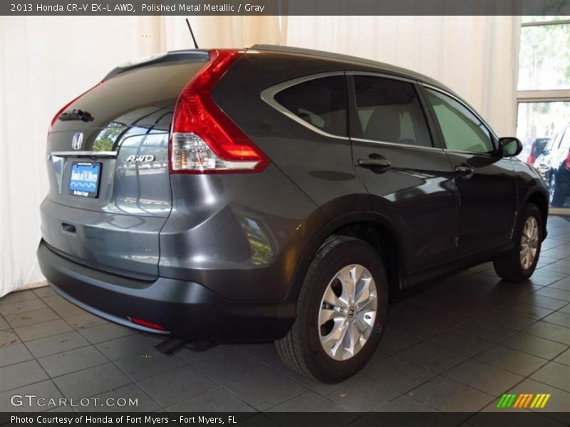 Polished Metal Metallic / Gray 2013 Honda CR-V EX-L AWD
