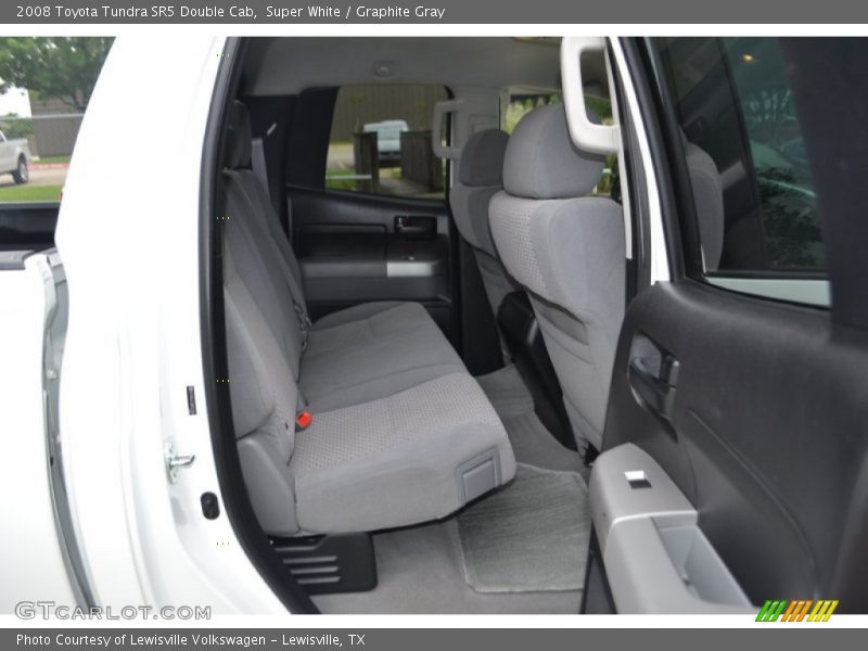 Super White / Graphite Gray 2008 Toyota Tundra SR5 Double Cab